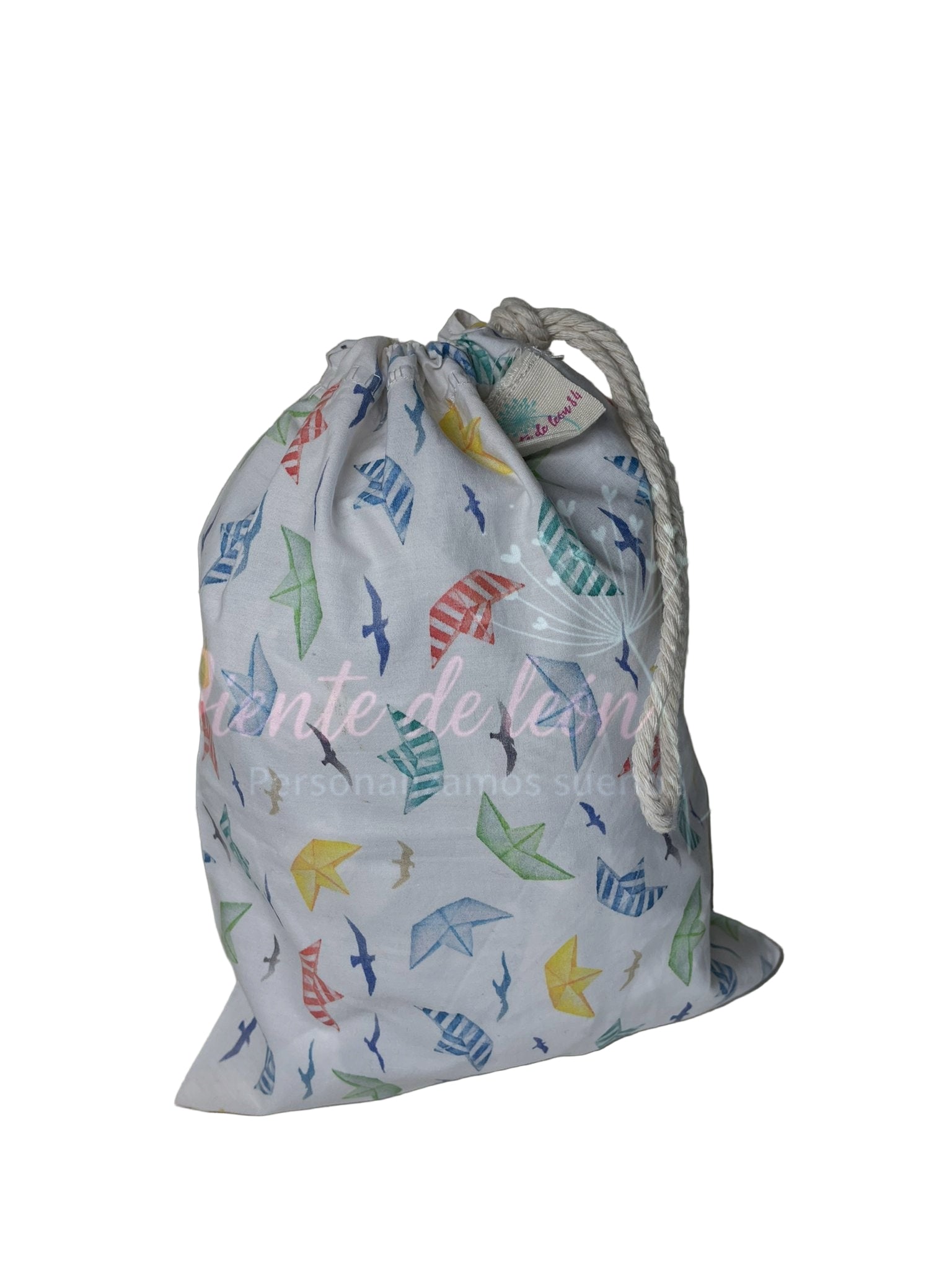 Bolsa de merienda infantil de tela – hecha a mano con amor y pensada para los más pequeños